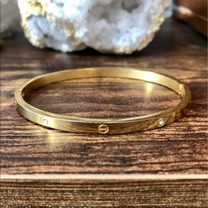 Diamond Nail Bracelet